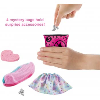 Mattel Barbie Color Reveal Animal Themed Doll With 7 Surprises Including Wig GMT48 887961861655