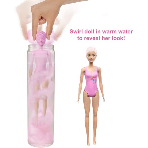 Mattel Barbie Color Reveal Wave 1 Animal Themed Κούκλα Με 7 Εκπλήξεις GMT48 887961861655