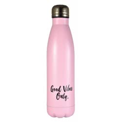 FunkyFish Drinking Bottle Palm Good Vibes Only Pink 300-30021 5204549130821