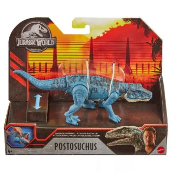 Mattel Jurassic World Βασική Φιγούρα Δεινόσαυρου Με Σπαστά Μέλη - Savage Strike Postosuchus GCR54 / GJN90 887961814538