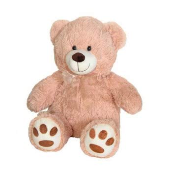 Christakopoulos Plush Bear With Bow 50Cm In 2 Colors 1Pcs B1135 5212007564392