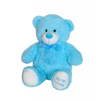 Christakopoulos Plush Bear My 1St Teddy 50Cm In Cyan Or Pink 1Pcs B1136 5212007564361