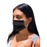 Fun Fashion Μάσκα Υφασμάτινη Διπλής Επίστρωσης OΕΚΟ-ΤΕΧ 100% Βαμβακερή Μαύρη 81070 5204745810701