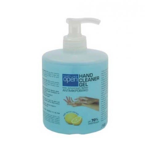 OEM Open Αντισηπτικό 500Ml Hand Cleaner Gel Με Λεμόνι OPENGEL500 5202409110334