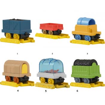 Mattel Τόμας Το Τρενάκι Αξεσουάρ Τόμας - Βαγόνια Με Ράγα - 6 Σχέδια BHR85 ASST 746775345938