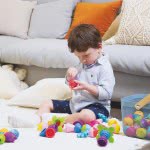 Lalaboom 5In1 Educational Baby Toddler Snap Beads 48 Pcs For 10+ Months 1000-86129 4897067861295