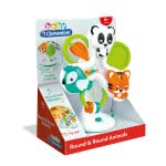 Clementoni Baby Baby Toddler Toy Round And Round Animals For 6+ Months 1000-17261 8005125172610