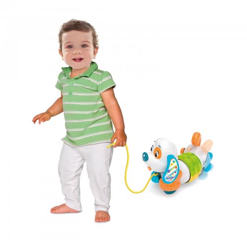 Clementoni Baby Baby Toddler Toy Charlie Pull Along Dog For 12-36 Months 1000-17262 8005125172627