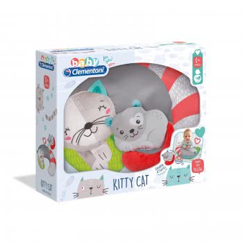Clementoni Baby For You Newborn Baby Tummy Time Pillow Kitty Cat For 0+ Months 1000-17278 8005125172788