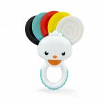 Clementoni Baby Baby Rattle Rainbow Peacock For 3+ Months 1000-17325 8005125173259