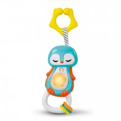 Clementoni Baby Baby Rattle Sweet Penguin Light And Melodies For 3+ Months 1000-17331 8005125173310