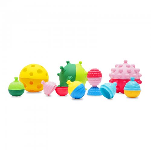 Lalaboom 2 Sensory Balls And 4 Educational Beads For 10-36 Months 1000-86151 4897067861516