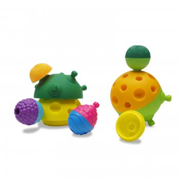 Lalaboom 2 Sensory Balls And 4 Educational Beads For 10-36 Months 1000-86151 4897067861516