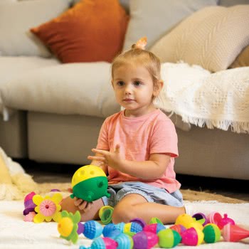 Lalaboom 2 Sensory Balls And 4 Educational Beads For 10-36 Months 1000-86151 4897067861516