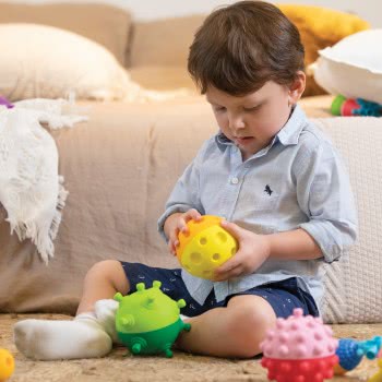 Lalaboom 2 Sensory Balls And 4 Educational Beads For 10-36 Months 1000-86151 4897067861516