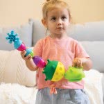 Lalaboom 2 Sensory Balls And 4 Educational Beads For 10-36 Months 1000-86151 4897067861516