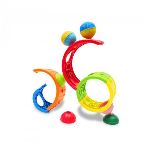 Lalaboom Rainbow & Eductional Beads 13 Pcs For 18-48 Months 1000-86153 4897067861530