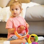 Lalaboom Rainbow & Eductional Beads 13 Pcs For 18-48 Months 1000-86153 4897067861530