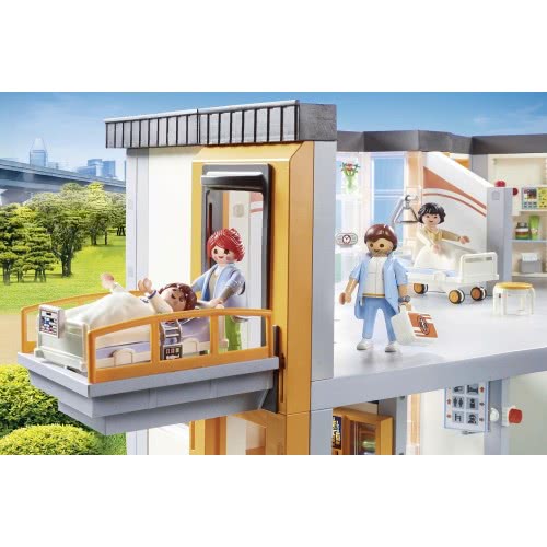 Playmobil Large Furnished Hospital With Lift 70190 4008789701909