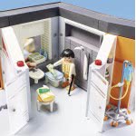 Playmobil Large Furnished Hospital With Lift 70190 4008789701909
