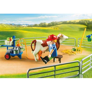 Playmobil Μεγάλη Φάρμα Με Ζώα Και Σιλό 70132 4008789701329