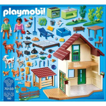Playmobil Αγροικία Με Ζωάκια 70133 4008789701336
