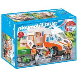 Playmobil Hospital Ambulance With Lights And Sound 70049 4008789700490