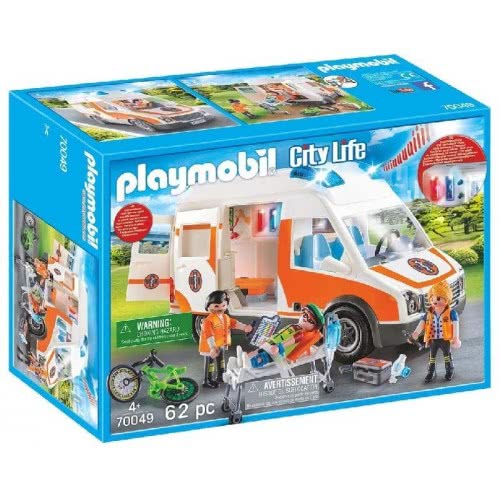Playmobil Hospital Ambulance With Lights And Sound 70049 4008789700490