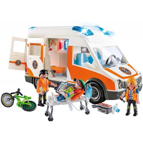 Playmobil Hospital Ambulance With Lights And Sound 70049 4008789700490