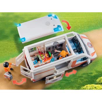 Playmobil Hospital Ambulance With Lights And Sound 70049 4008789700490