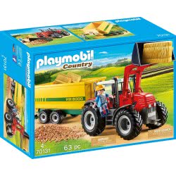 Playmobil Μεγάλο Τρακτέρ Με Ρυμούλκα Τροφοδοσίας 70131 4008789701312