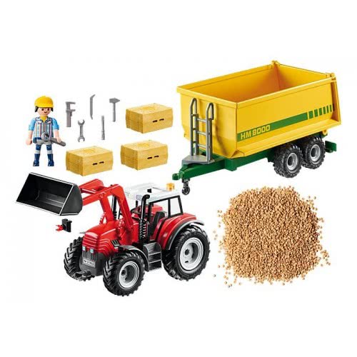 Playmobil Μεγάλο Τρακτέρ Με Ρυμούλκα Τροφοδοσίας 70131 4008789701312