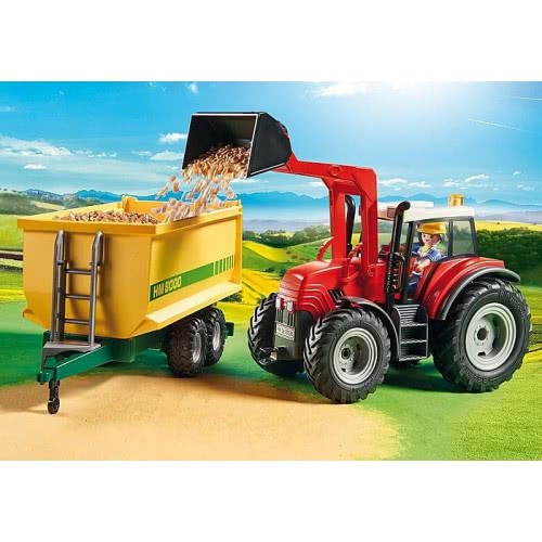 Playmobil Μεγάλο Τρακτέρ Με Ρυμούλκα Τροφοδοσίας 70131 4008789701312