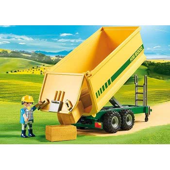 Playmobil Μεγάλο Τρακτέρ Με Ρυμούλκα Τροφοδοσίας 70131 4008789701312