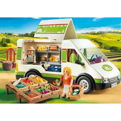 Playmobil Toy Mobile Farmers Market Van 70134 4008789701343