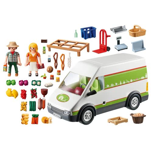 Playmobil Toy Mobile Farmers Market Van 70134 4008789701343