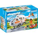 Playmobil Hospital Emergency Helicopter With Landing Pad 70048 4008789700483