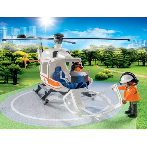 Playmobil Ελικόπτερο Διάσωσης 70048 4008789700483