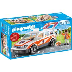 Playmobil Hospital Emergency Car With Lights And Sound 70050 4008789700506