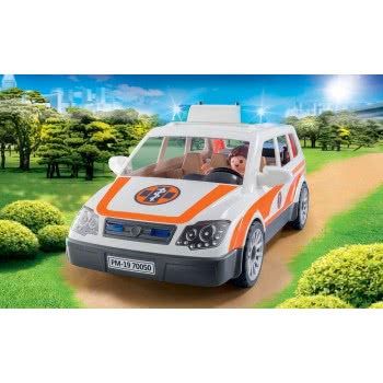 Playmobil Hospital Emergency Car With Lights And Sound 70050 4008789700506