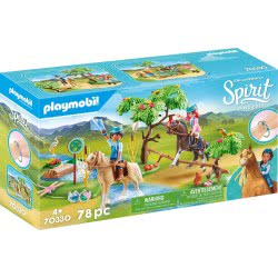 Playmobil Dreamworks Spirit Riding Free Μάθημα Υπερπήδησης Εμποδίων 70330 4008789703309