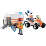 Playmobil Hospital Emergency Quad And Trailer With Lights And Sound 70053 4008789700537