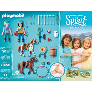Playmobil Dreamworks Spirit Riding Free Μάθημα Τοξοβολίας 70331 4008789703316