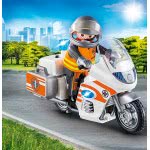 Playmobil Hospital Emergency Motorbike With Flashing Light 70051 4008789700513