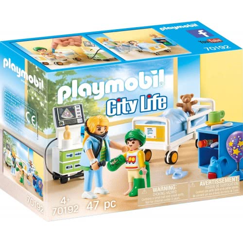 Playmobil Παιδικό Δωμάτιο Νοσηλείας 70192 4008789701923
