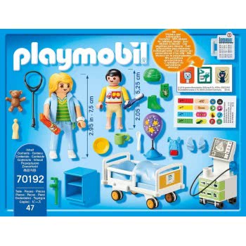 Playmobil Childrens Hospital Room 70192 4008789701923