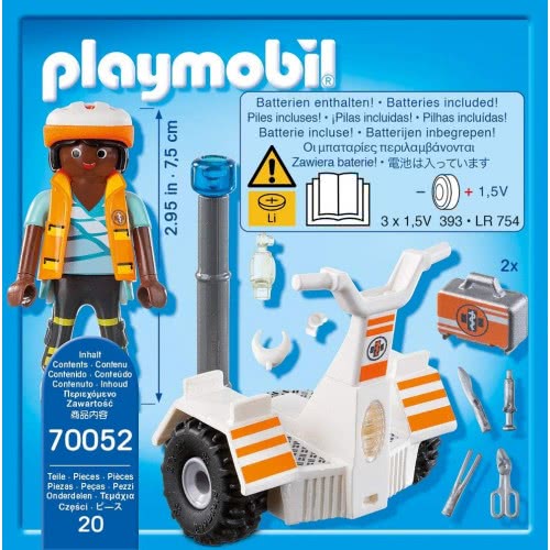 Playmobil Hospital Emergecy Balance Racer With Flashing Light 70052 4008789700520