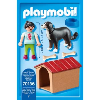 Playmobil Παιδικό Με Σκύλο 70136 4008789701367