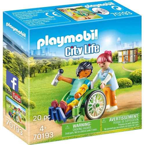 Playmobil Wheelchair Patient 70193 4008789701930