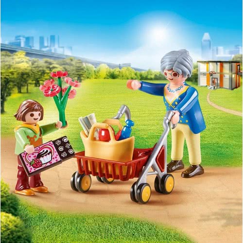 Playmobil Grandma With Rollator 70194 4008789701947